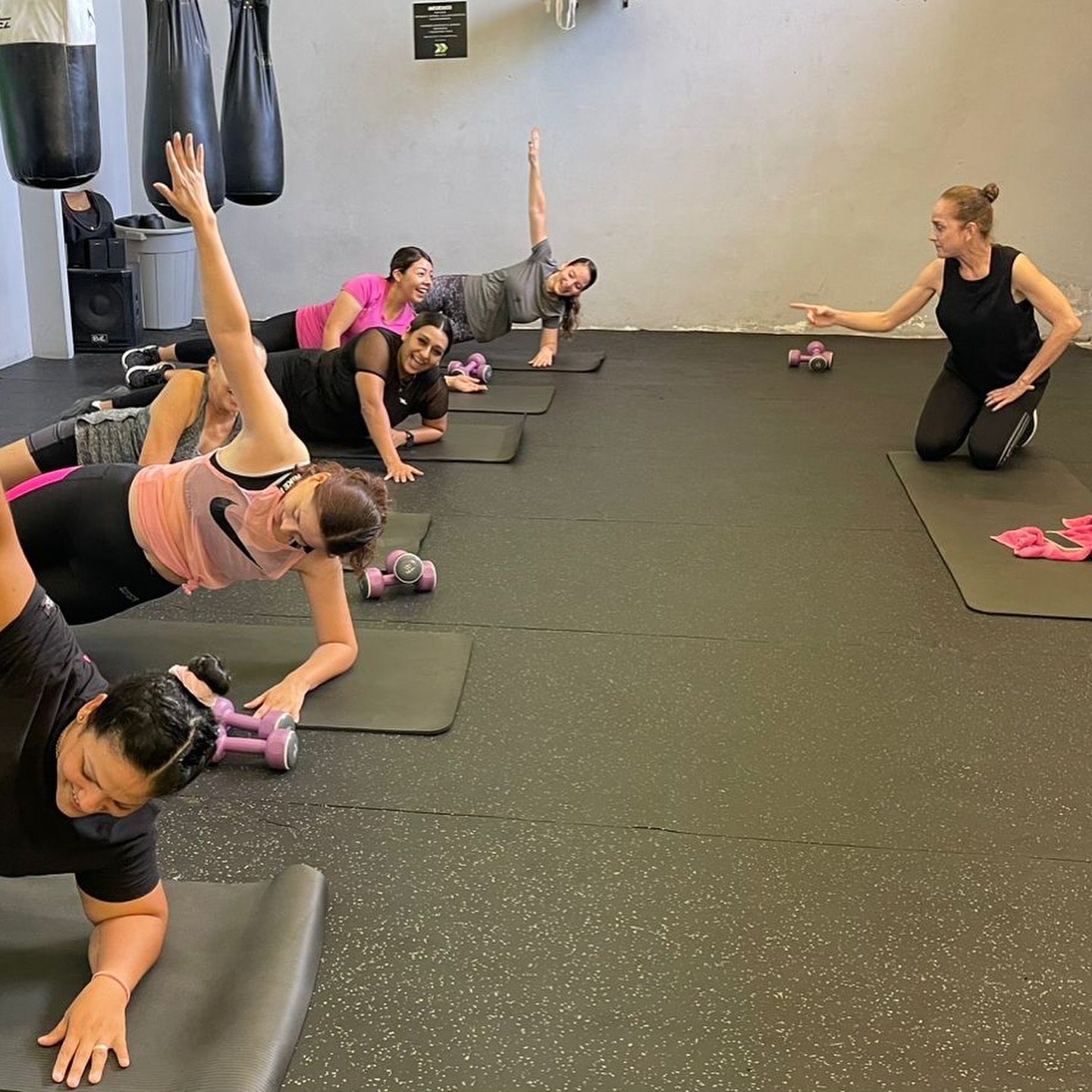 Área de boxeo completa